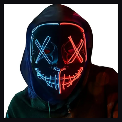 Men's Fluorescent Halloween Mask