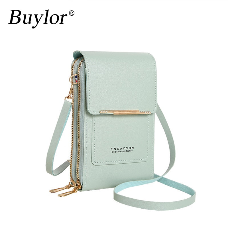Women's Handbag with Touch Screen Cell Phone Pocket