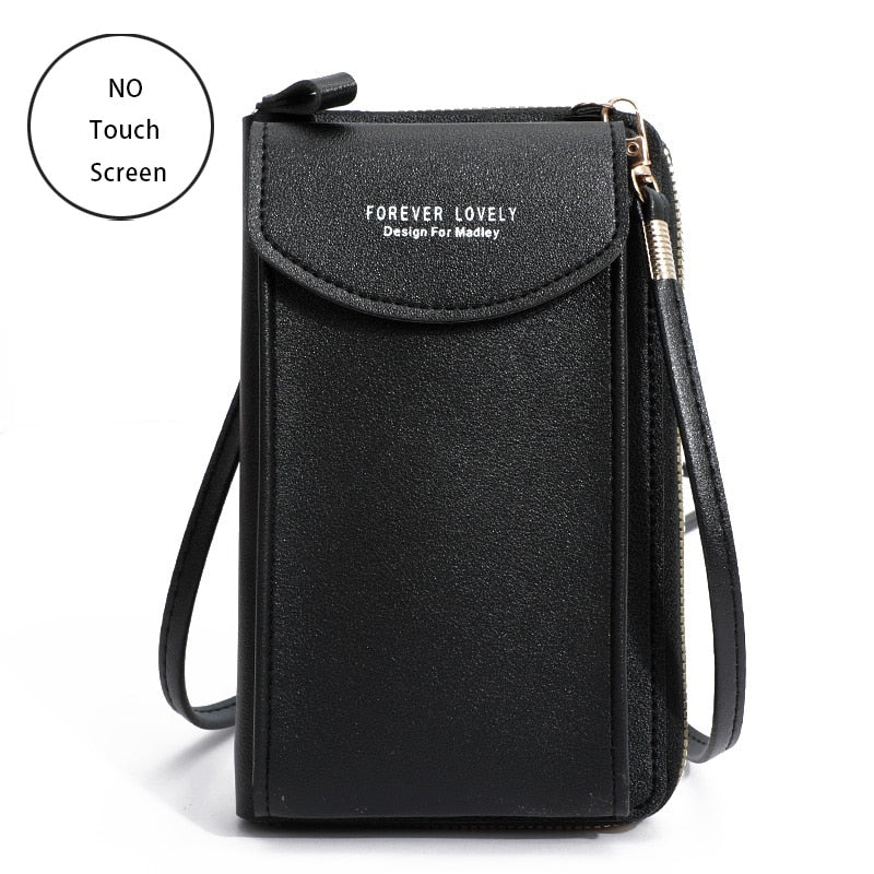Women's Handbag with Touch Screen Cell Phone Pocket