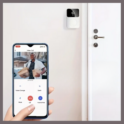 Wireless Visual Doorbell - Rechargeable