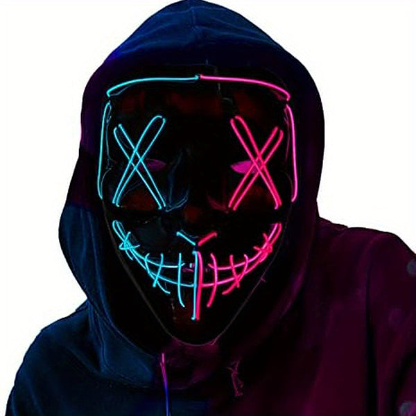 Men's Fluorescent Halloween Mask – 4DEBY